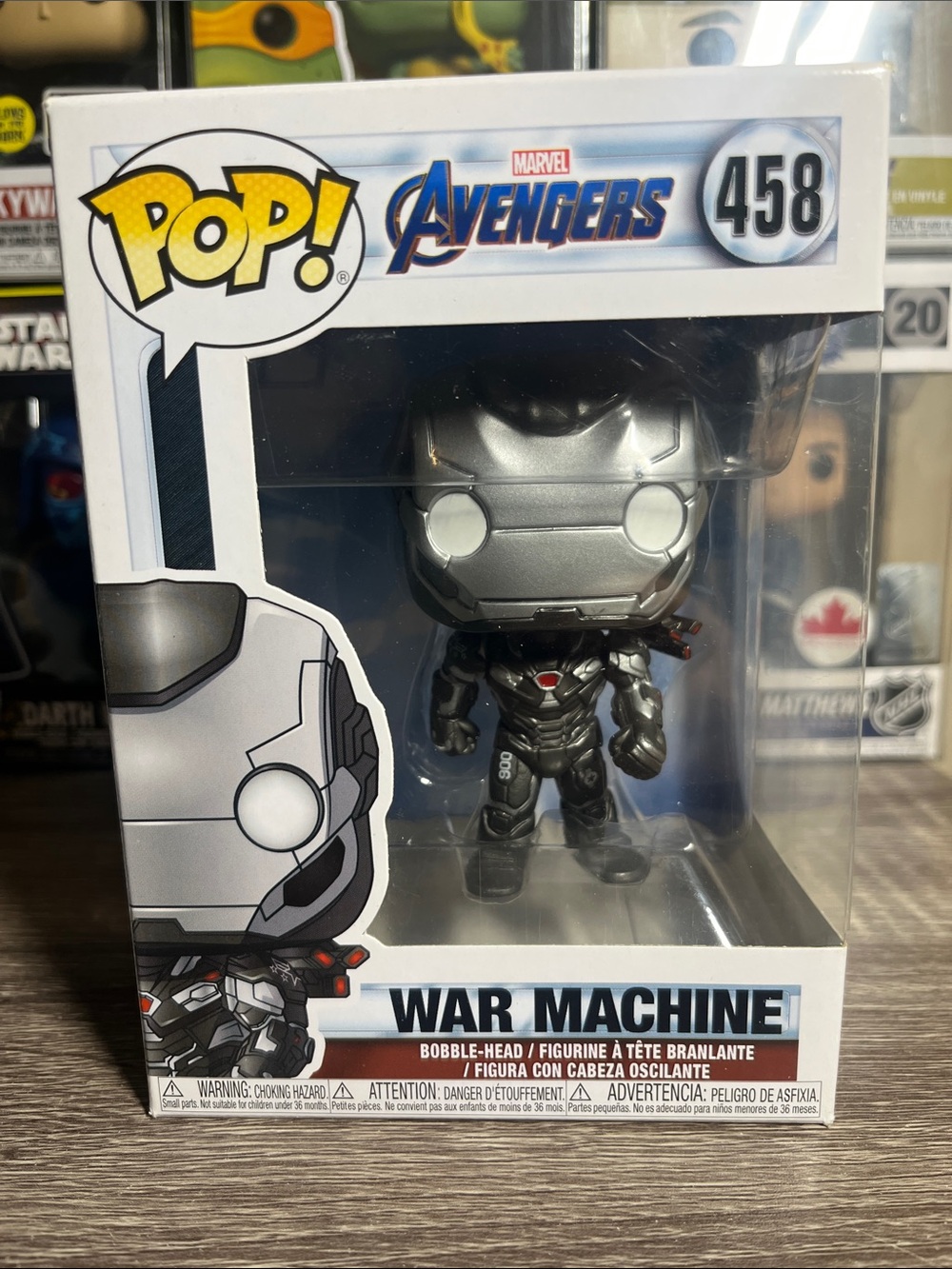 Funko Pop! Avengers War Machine - Silver and Black #458